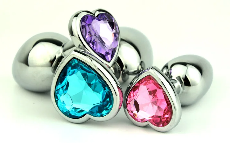 Anal Plug Stainless Sexy Toy Crystal Jewelry Anal Dildo Fetish Adult Sex Toy Anal Butt Plug For Men and women