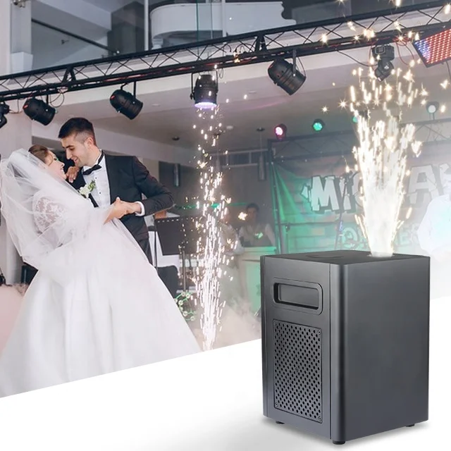 Colorful OEM Factory Original Stage Equipment Professional  Mini Cold Spark Fountain Display fireworks Machine