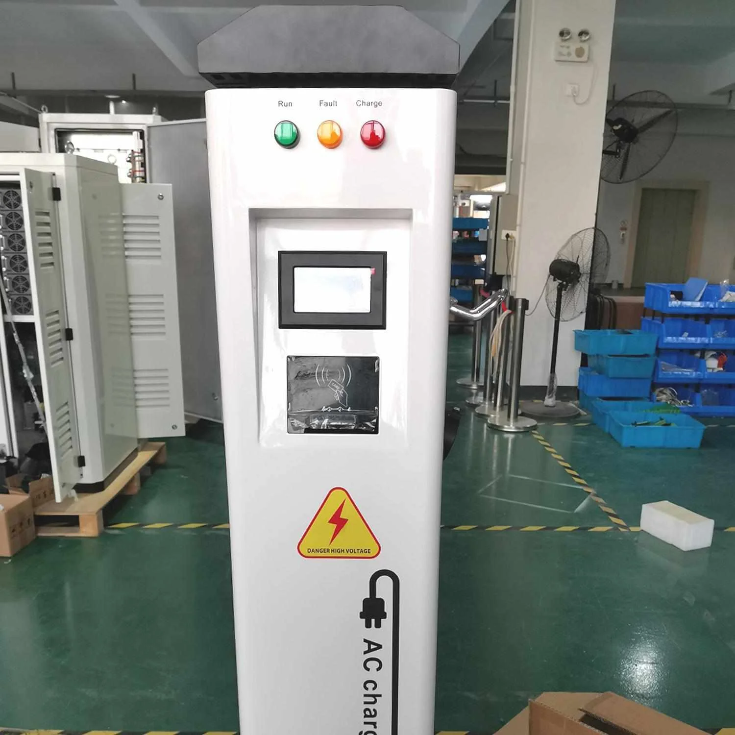  43kw AC коммерческих ev зарядное устройство для электрических транспортных средств с OCPP1.6 tesla