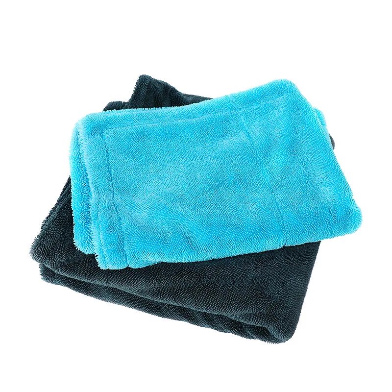 1200gsm 1400 gsm thickened car wash accessories towel twisted loop car cleaning drying microfiber towel car wash