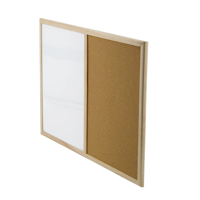 
Hot Sale Wall mounted Magnetic White Memo Board Magnetic White Board Composite cork Board 