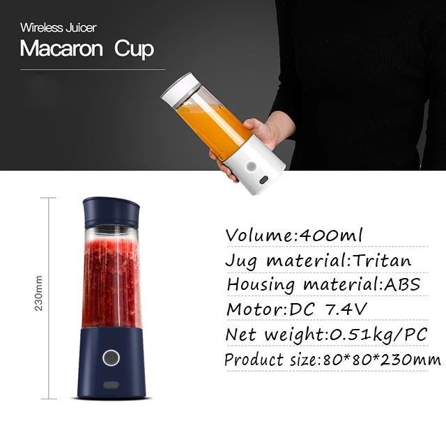 High quality portable travel rechargeable blender mini juicer blender portable blender ice juicer