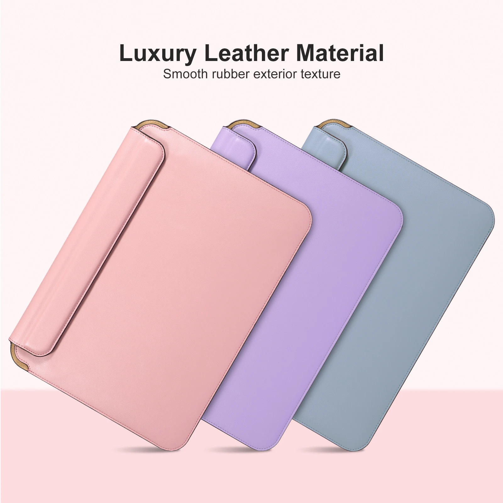 Most Popular Flexible Stand Laptop Bag Soft Sleeve For Macbook Air m2 Laptops Sleeve Bag Case With Foldable Stand macbook cover