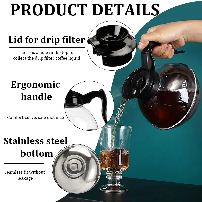 DEWEISI commercial coffee warmer single burner decanter warmer plate for cafe break room buffet and commercial use