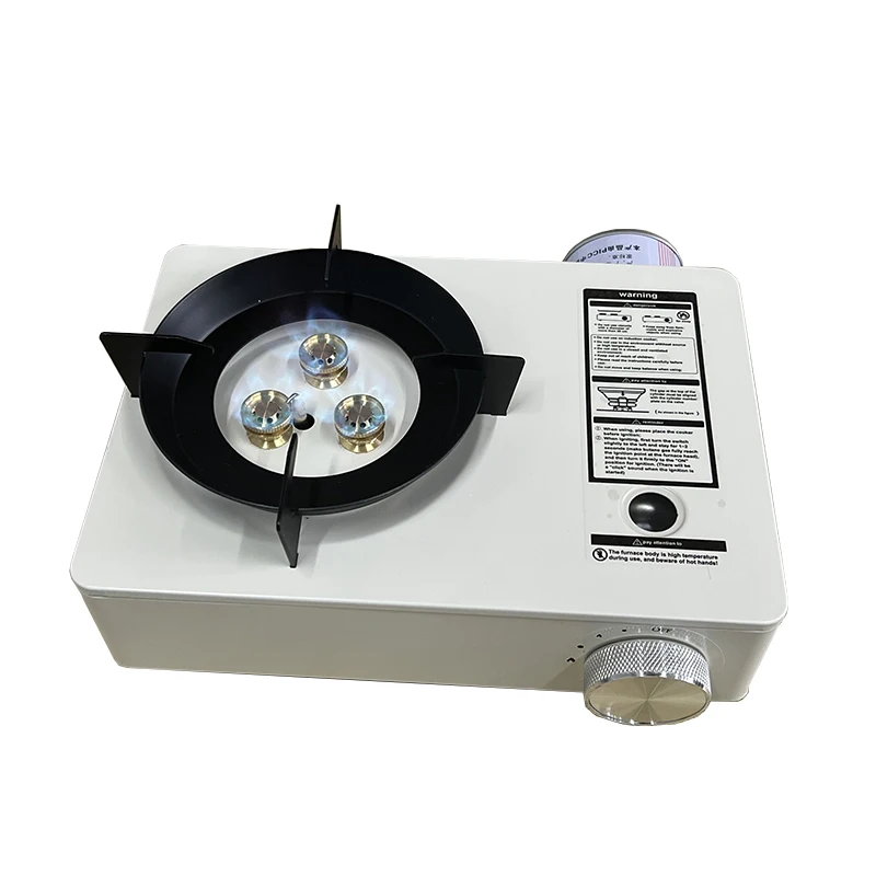 2023 New Design Cassette Furnace Outdoor Kitchen Gas Cooktops Camping Cooking Stove Portable Butane Gas Stove