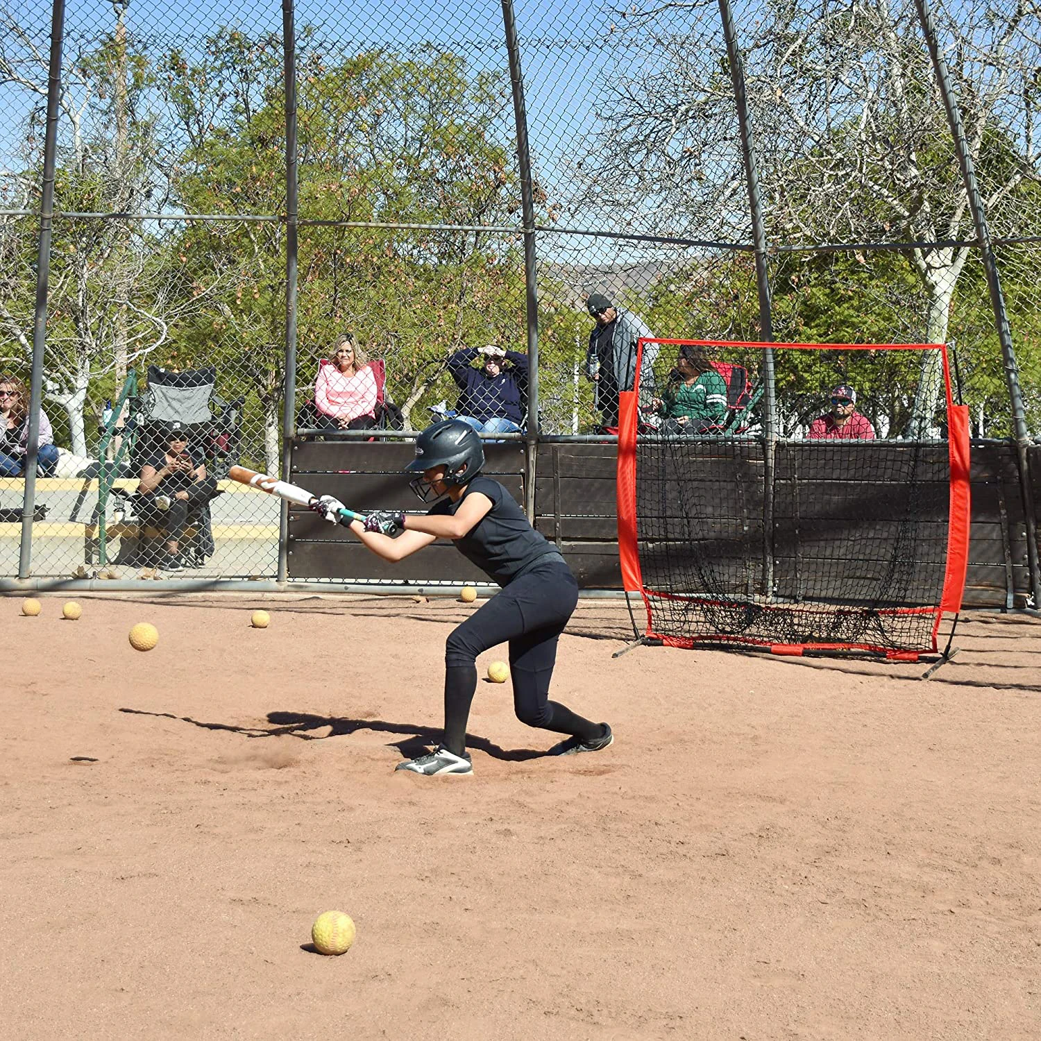 Rebound baseball practice PE net Foldable goal High quality outdoor training net Golf chipping net Goal cage Supplier Sports