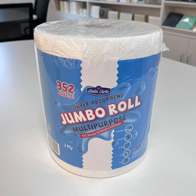 Factory Directly Custom Cleaning Jumbo kitchen paper towel oil kitchen roll towel paper