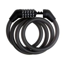 87620 ZOLi Bicycle Lock Combination Bike Lock Steel Long Cable Lock