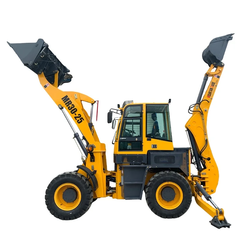 MOUNTAIN RAISE 2 Ton Mini Backhoe Loader MR30-25 Euro5 Approved Front End Loader Tractor Excavator Earth moving machinery