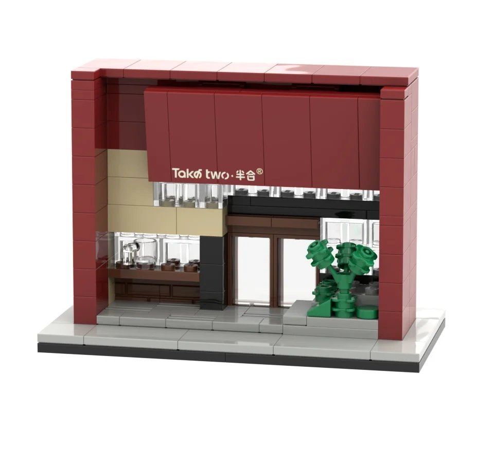 Newly Released  Custom Street View Building Block  Sets  architecture  Building Blocks Corporate Giveaway Gift