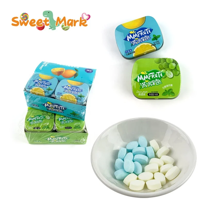 Mint pressed Candy Fresh flavor halal sweet hard candy press candy