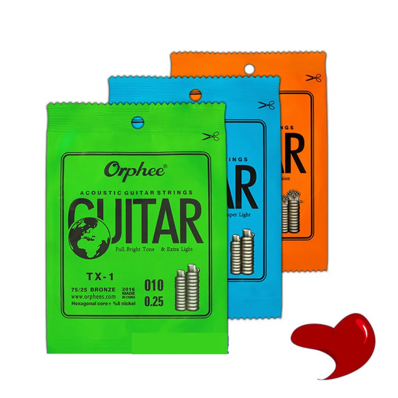 Струна Orphee Опциональная Классическая/электрическая/Акустическая гитара оптом
