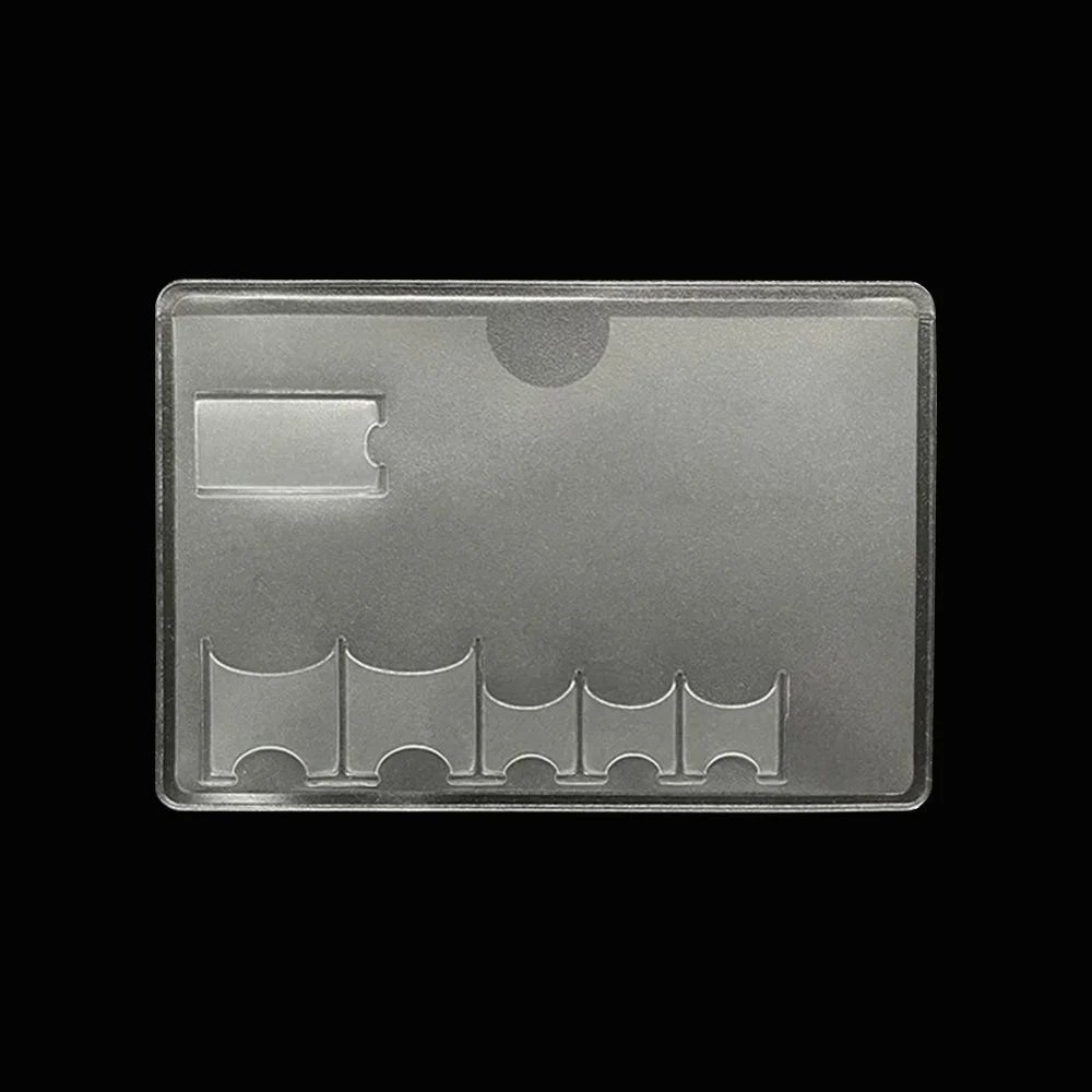 Transparent frosted anti-magnetic bank card holder lC card holder ID card holder