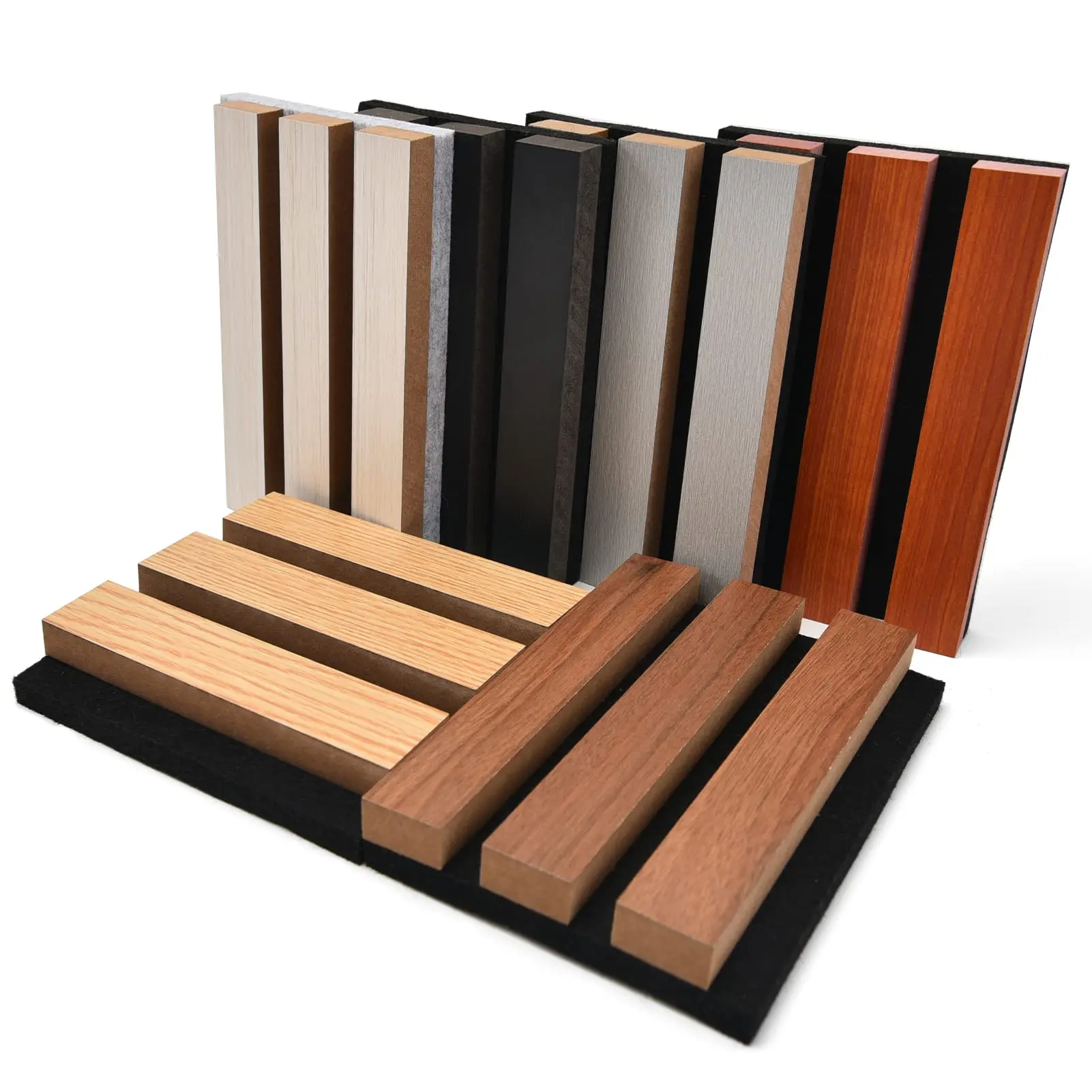 free sample soundproofing materials pet mdf board akupanel wooden acoustic wall panels for indoor decoration house