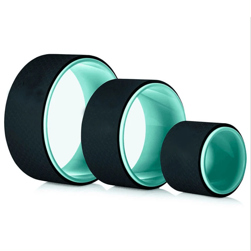 Artistic quality muscles pain help back body cracker roller chirp Yoga Wheel Back Roller Wheel Set equipment for back pain