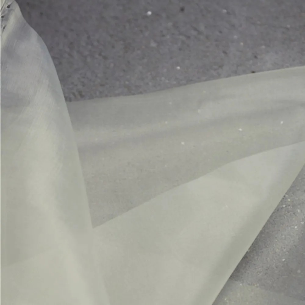 Best price fancy design cream-colored girl dress organza tulle fabric