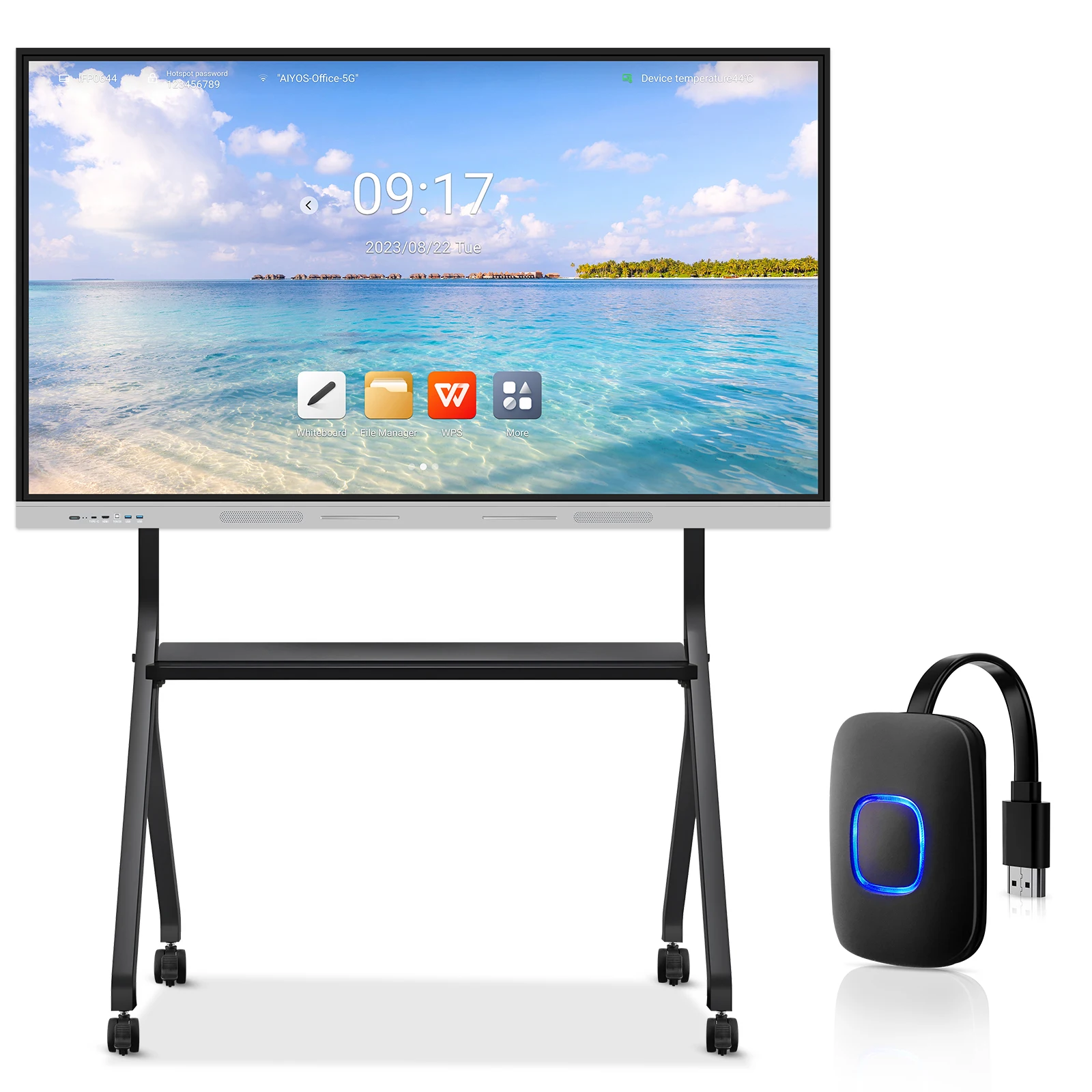 Премиум смарт-плата 55 65 75 дюймов 4K UHD 20-Point Multi-Touch Dual OS беспроводной экран совместное использование интерактивная доска программное обеспечение