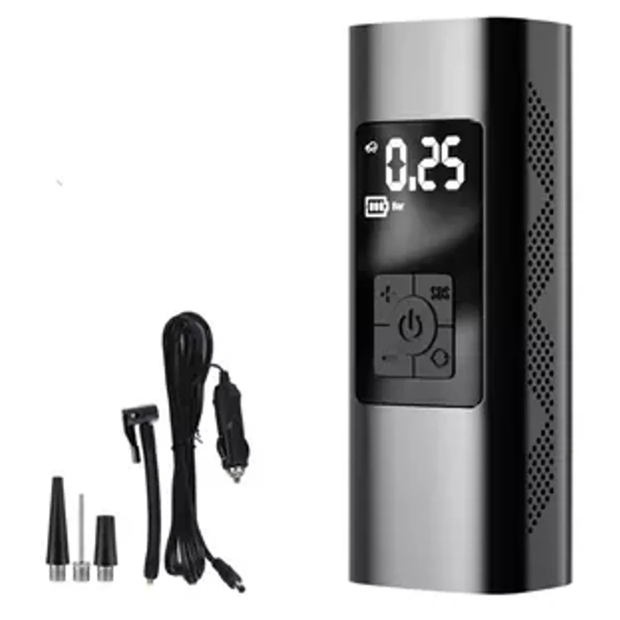 Football Car Bike Pump Digital Rechargeable Multi Function Mini Portable Air Compressor For Car Tires