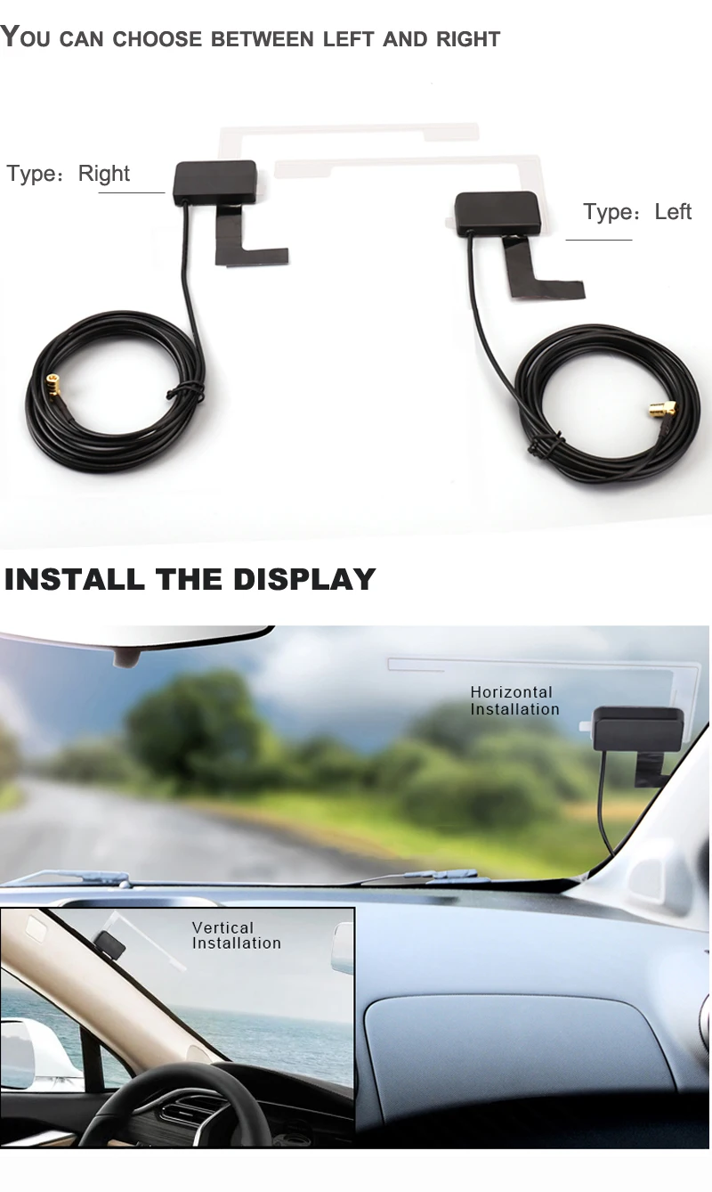  18Dbi 2g 3g DAB Receiver Patch Antenna Internal For Digital Vehicle FM Radio
