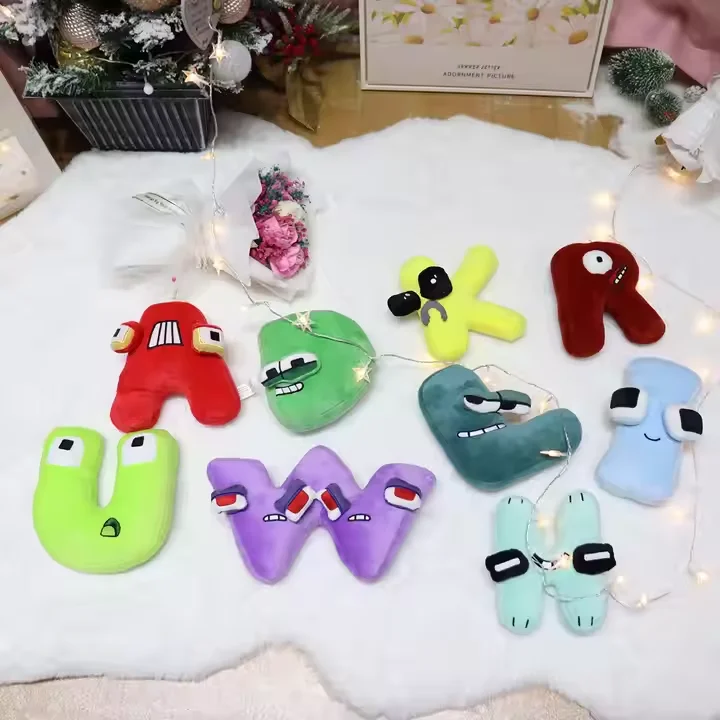 Hot Sale BSCI Children Cartoon Stitch Alphabet Doll Stich Plush Toys Plush 26 letters