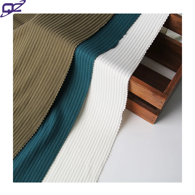 Direct Manufacturer cheap stretch polyester spandex breathable brushed wicking wide 6x3 yummy rib fabric for sweatshirt dress