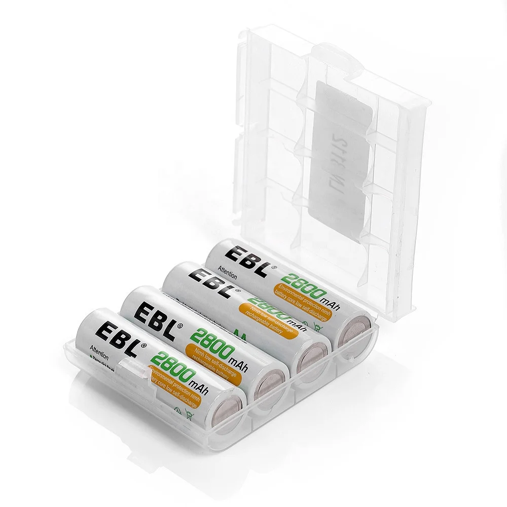  Аккумуляторы EBL AA 2800 мАч перезаряжаемые ni-mh аккумуляторы высокой