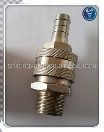 High Flow Quick Connect male x Barb for Beer Brewing