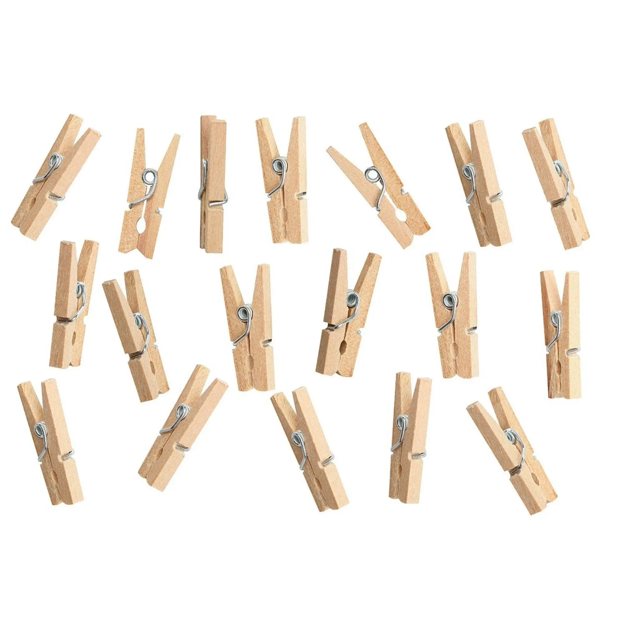 Mini Wood Clothes Pin Clips