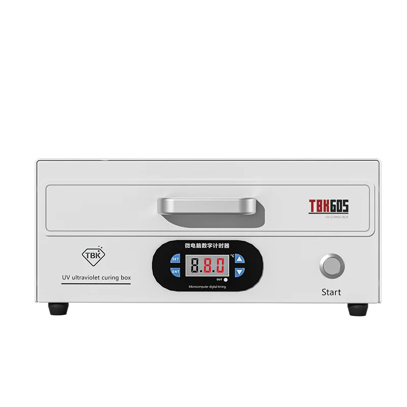 TBK 605 UV Curing UV Lamp 48pcs Light Box Repair Machine LED Lamp Mobile Phone Curved Screen Glass LOCA Curing 110V 220V