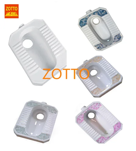 Squatting Pan Manufacturer Ceramic Porcelain Medium Deep Color in Cheap Price Good Export Quality for Yemen Oman