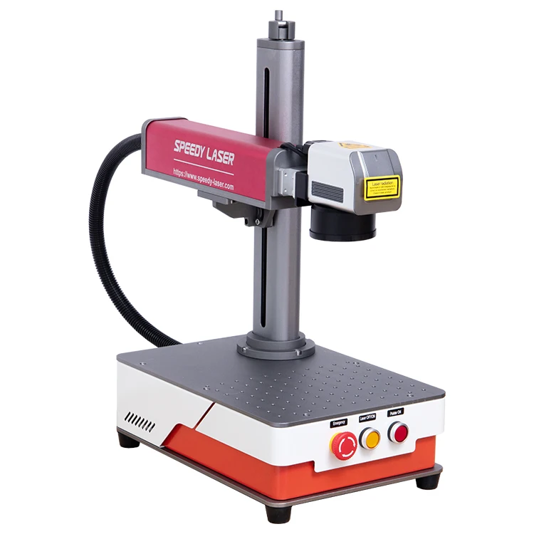 2024 Factory Direct Sale 20W 30W Mini Fiber Laser Marking Machine Small Laser Engraving Machine for Brass Copper Gold Silver