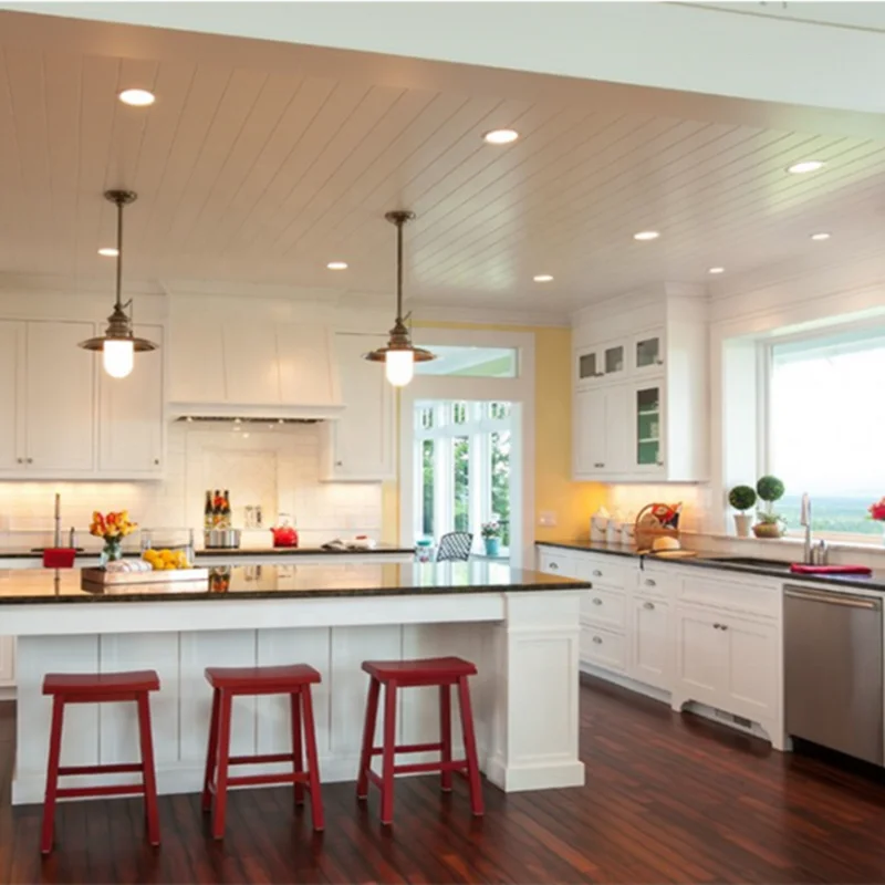 China custom high class glam modern cheap home white fitted plywood open italian kitchen units set furniture