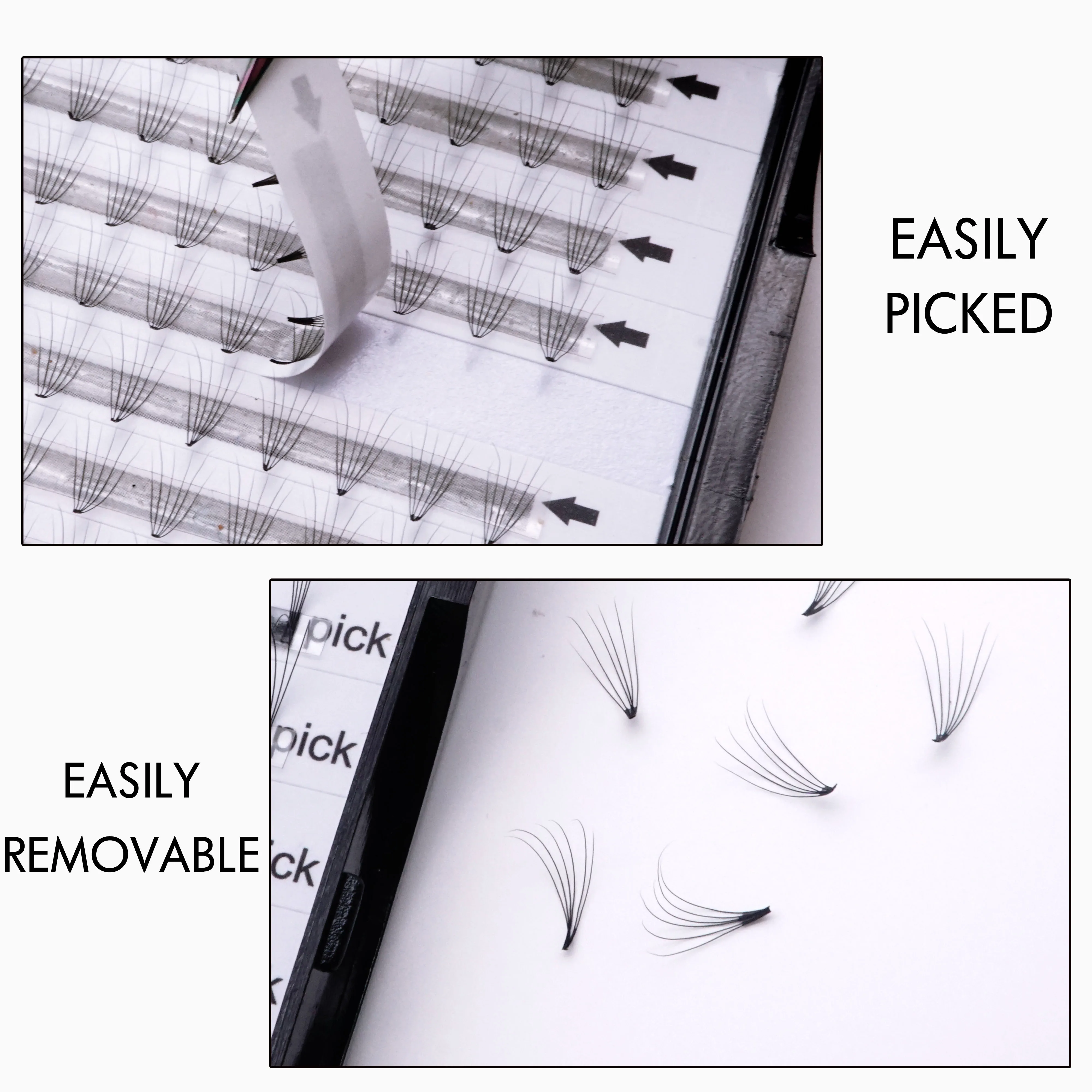 Wholesale 2D 3D 4D 5D 6D individual clusters volume lashes pre made fan Eyelashes Extension