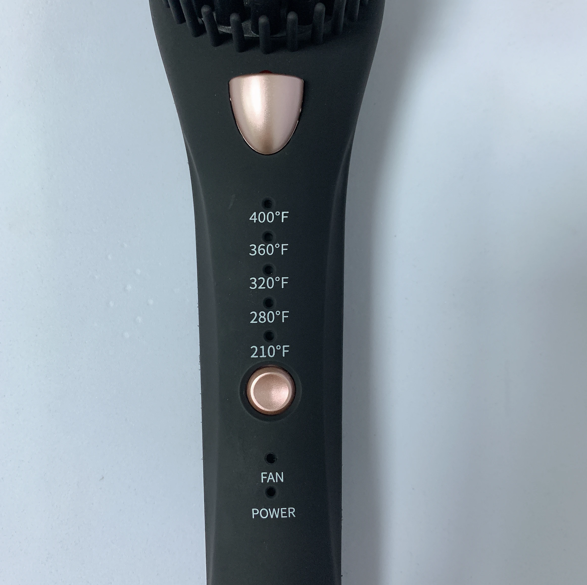 Blowout private label 3 in 1 ionic hot air styling comb black one-step straightener hair curler hair blow dryer brush