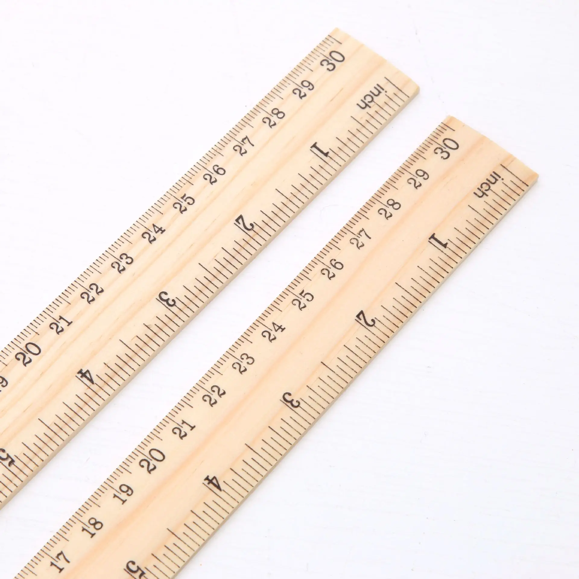 Wood Ruler 30cm Stationery Office School Customized Straight 15cm Wooden Ruler