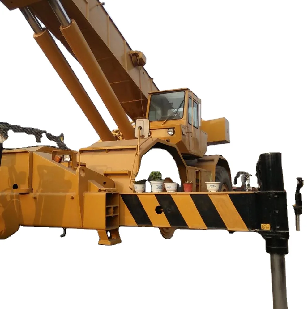 Telescopic Boom Mobile Crane 80 Tons Used GROVE RT980 Truck Mounted Crane