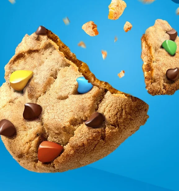 Large chocolate flavored cookies Soft Cookies Crispy Cookies Colorful Bean Chocolate Flavor*340g