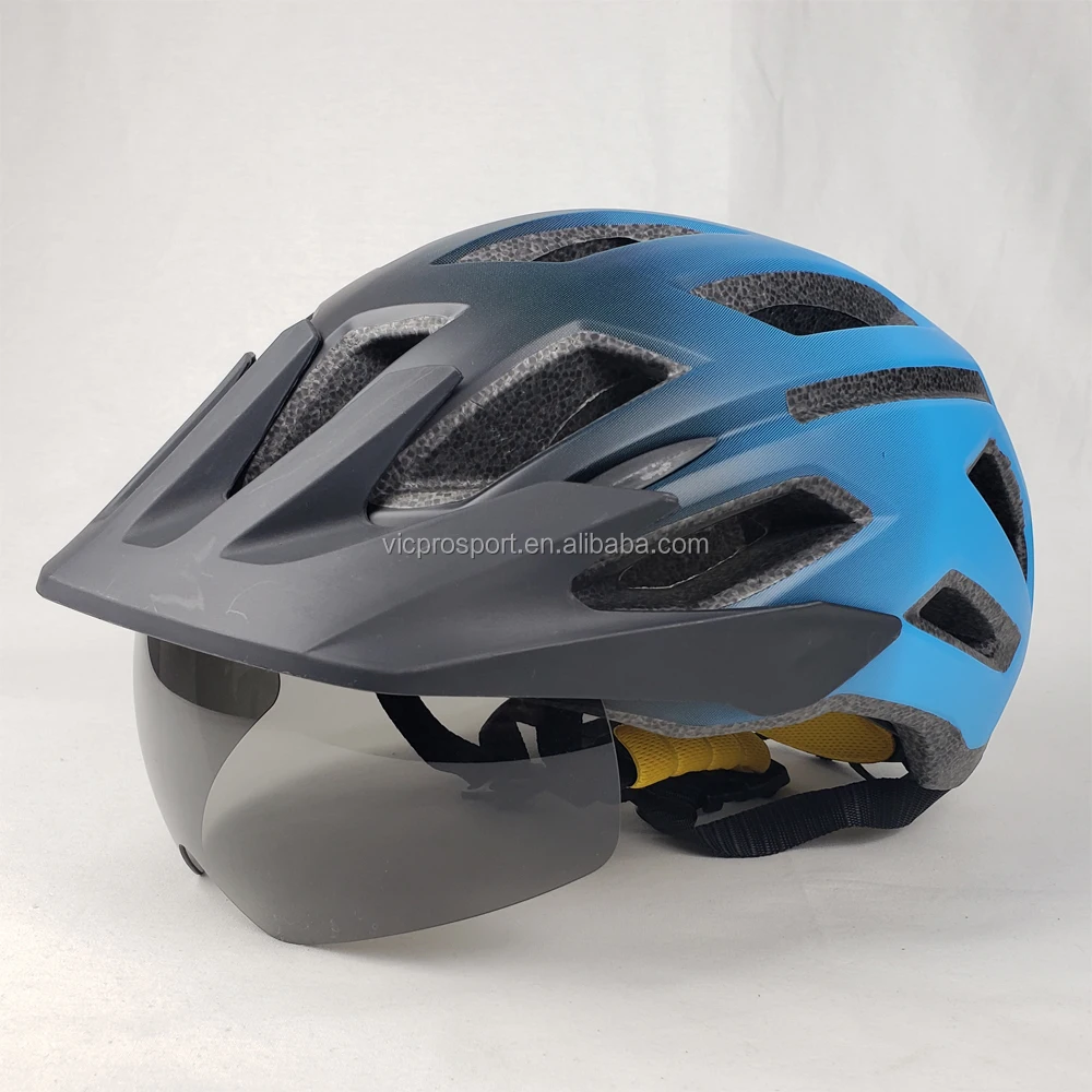 
New model inmould superlight custom bicycle helmet with LED light 