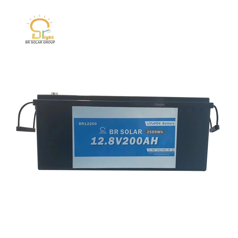 BR Солнечная литиевая батарея 24v 48v 250ah lifepo4 аккумуляторная 25 6 v 100AH литий-фосфатная