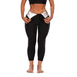 Custom Logo Neoprene  Women Fitness Lose Weight Tummy Control Waist Trainer Corset Leggings Sauna Sweat Pants