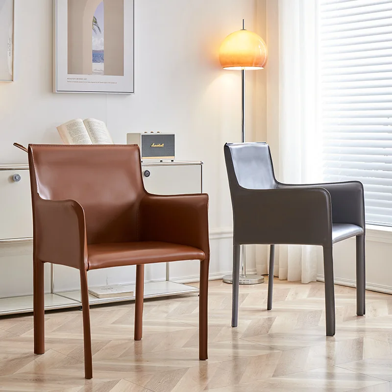 Dining Chair Luxury Cheap Dinning Home Restaurant Set Room Furniture Nordic Modern Leather Dining Chairs Swivel For Dining Table