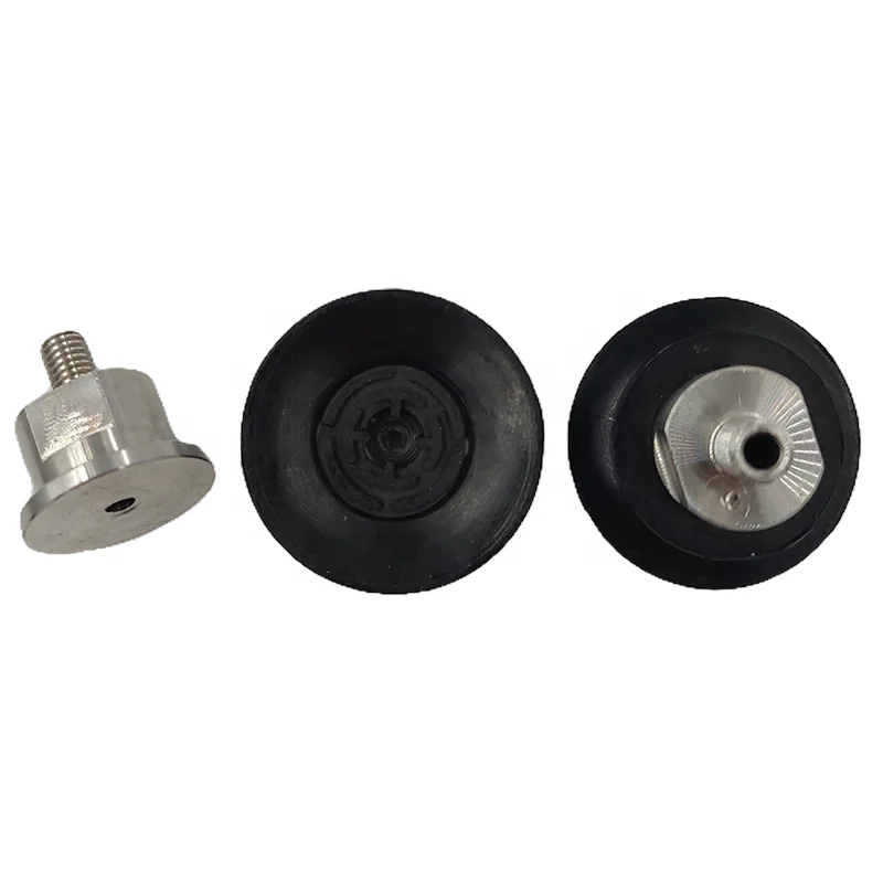 Shanghai Doullens 30mm Flat Pneumatic Vacuum Pad for Plastic Film and Paper Industrial Silicone Suction Cup