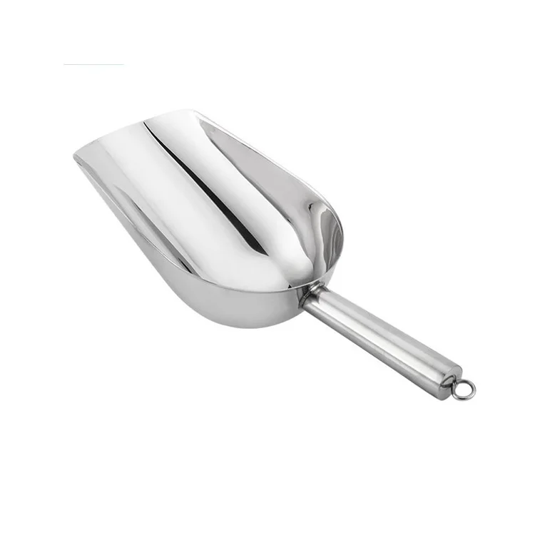 Stainless Steel Multi Size Aluminum Ice Scoop Bar Serving Ice Bucket Scoop