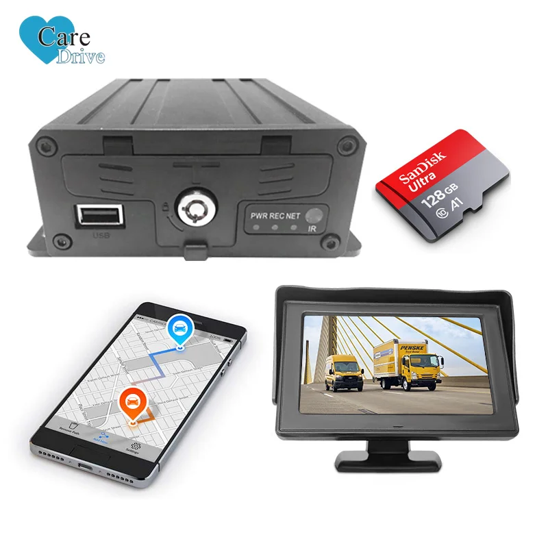 CareDrive High Quality 24V Mini Roof Mount Tv Coach Lcd bus vehicle TFT monitor for car