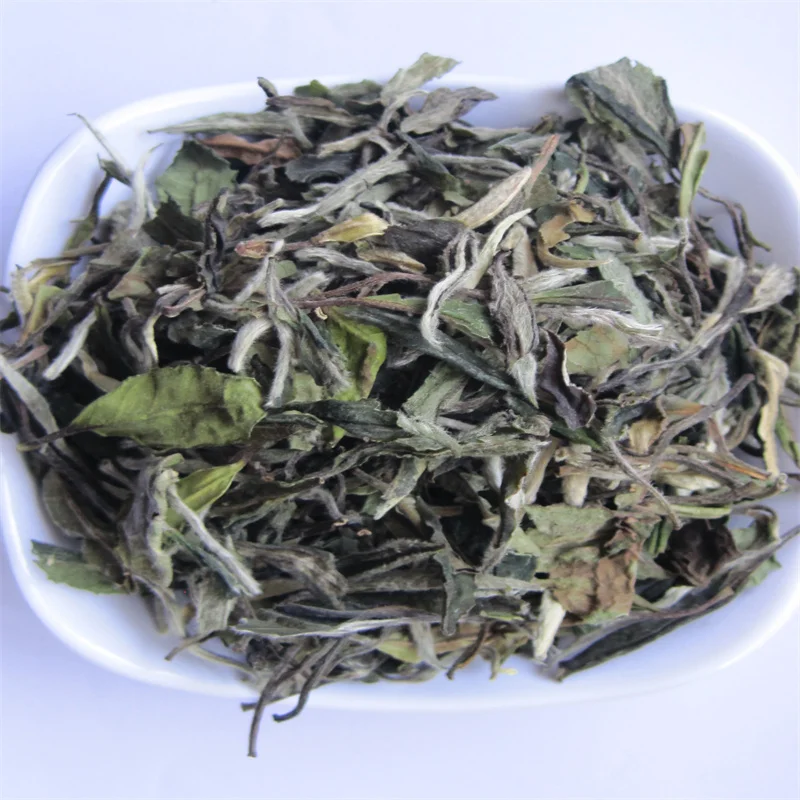 China Shoumei white tea popular Fuding white tea fruits herbs loose White tea leaves Litchi