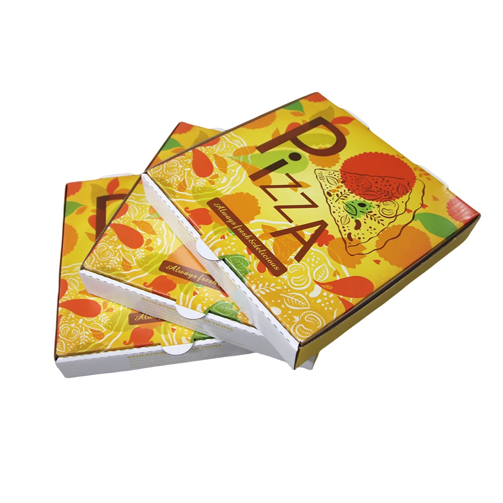 Коробка для пиццы Kingwin 6 7 8 9 10 11 12 13 14 15 16 17 18 19 дюймов Гофрированная коробка для пиццы для шаблона