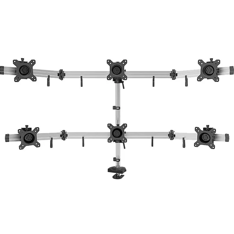 Modern Popular Aluminum Monitor Stand Desktop Flexible Monitor Stand With Swivel
