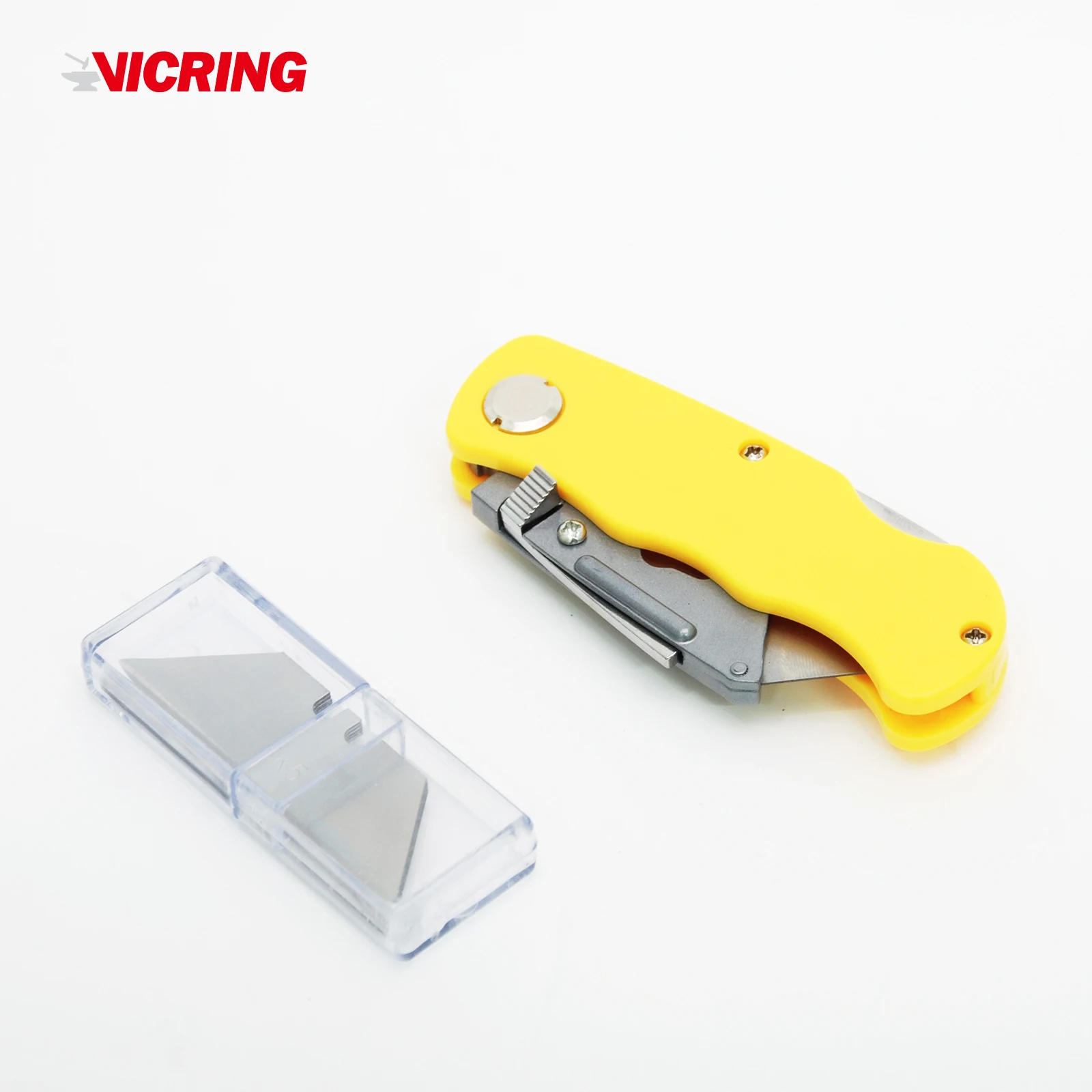 VICRING оптовая продажа профессиональный складной нож на заказ из алюминиевого сплава с замком 5 лезвиями