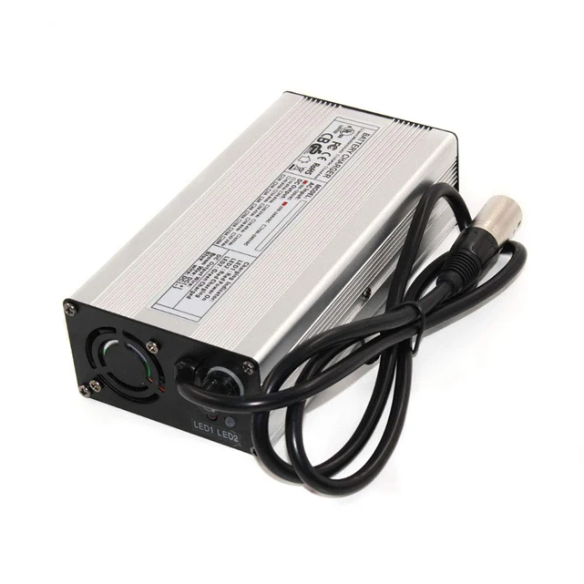 Automatic 600W Charger 48V (52V) Li-ion Lithium Battery 58.8V 10A 14S ABS Material 300W Output Power OTP OCP OVP Forklift E-Bike