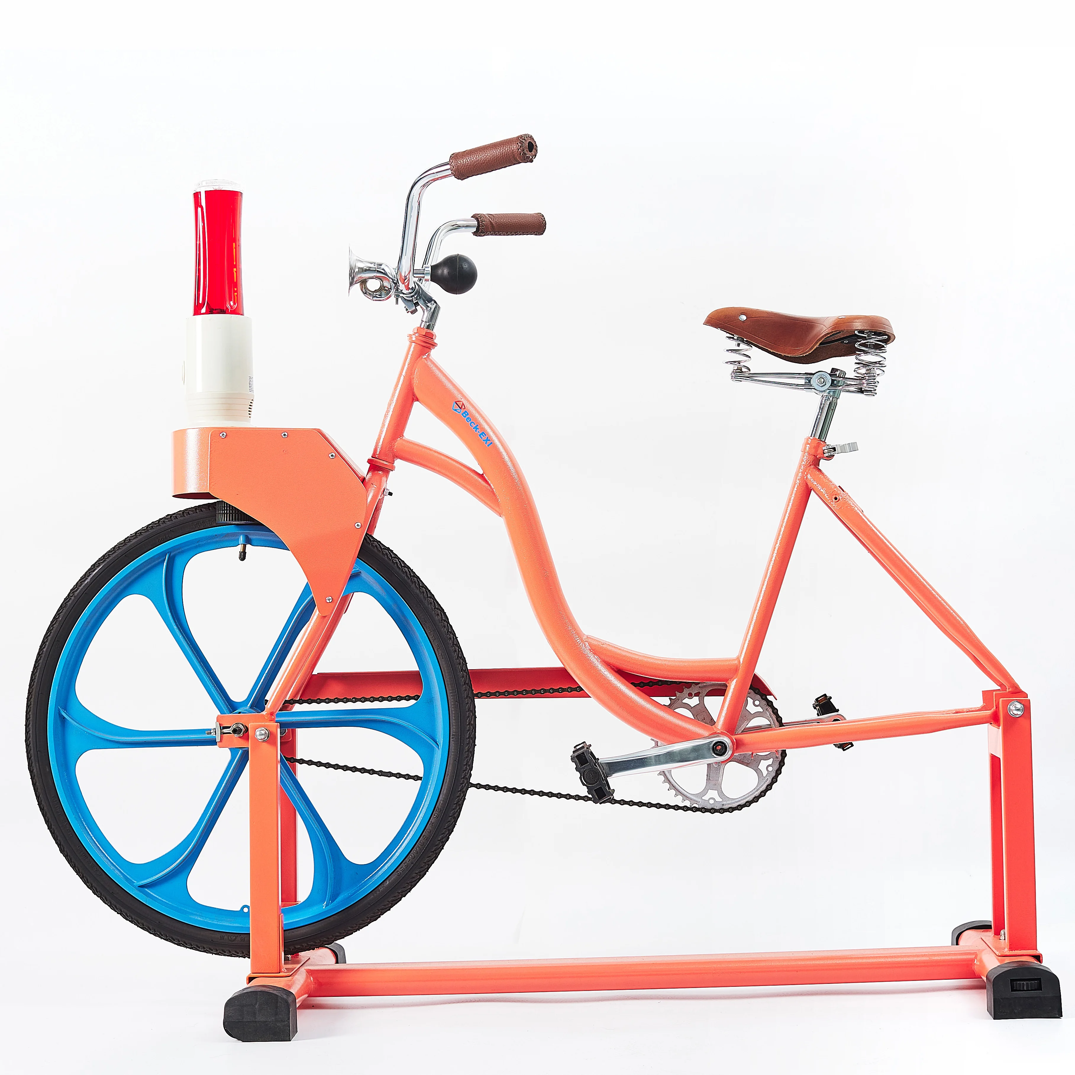 EXI outdoor fruit juicer bicycle for hotel,nonelectric chopper blender bike for hotel
